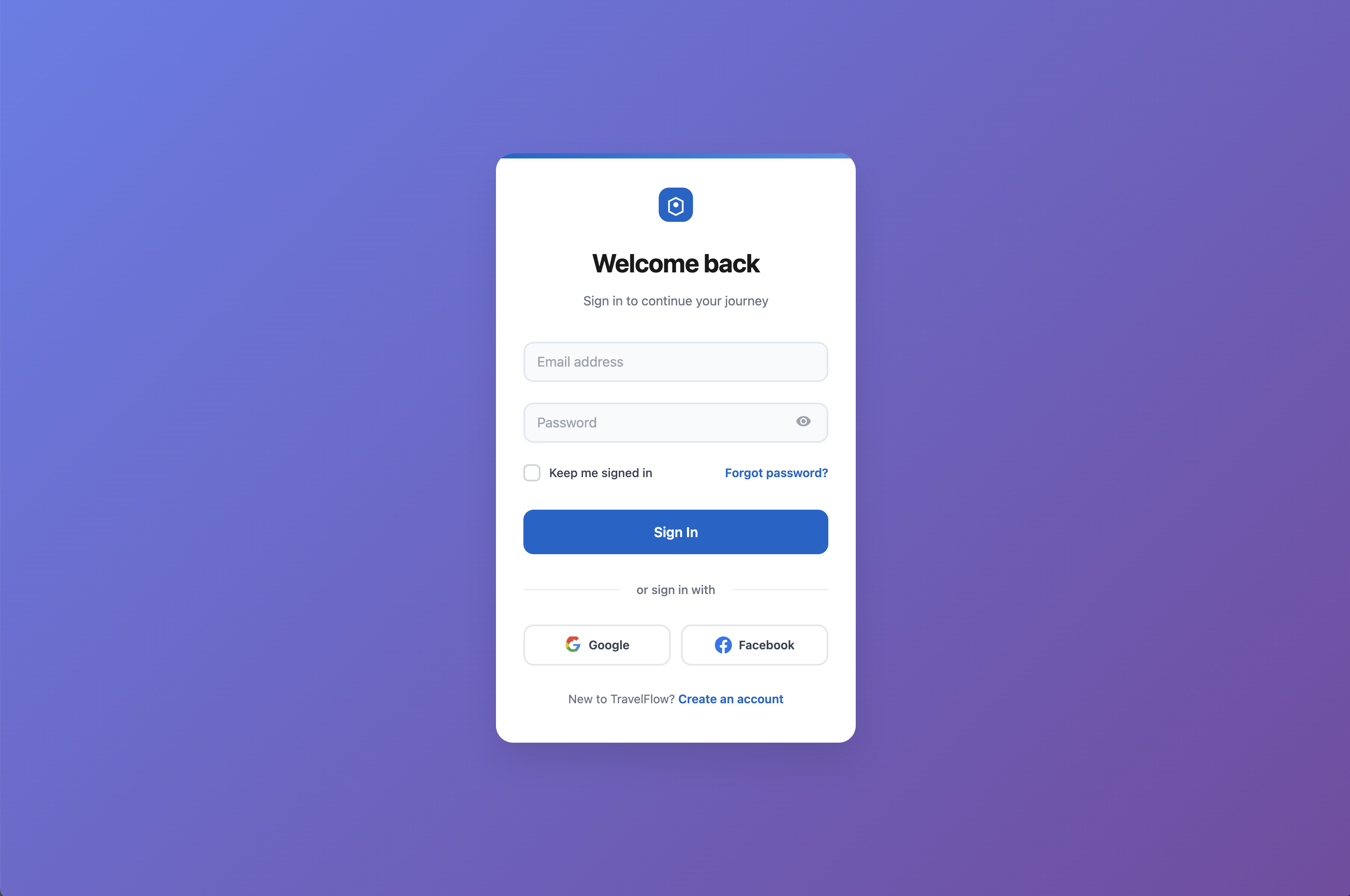 Travel Booking form preview